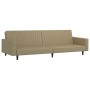 2-Sitzer-Schlafsofa Kunstleder Cappuccino Farbe von , Sofas - Ref: Foro24-375954, Preis: 273,46 €, Rabatt: %