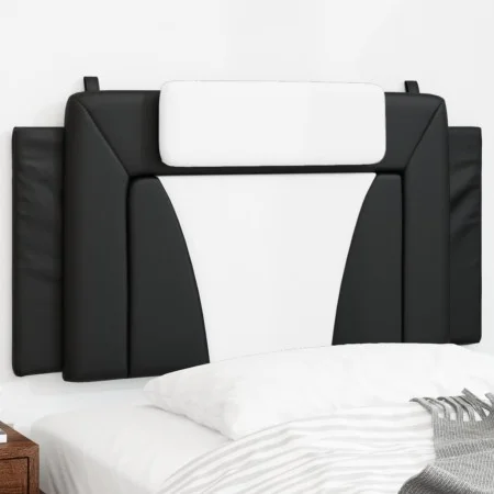 Gepolstertes Kopfteil Kunstleder schwarz weiß 100 cm von , Kopf- und Fußteile - Ref: Foro24-374779, Preis: 49,50 €, Rabatt: %