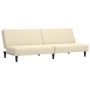 2-Sitzer-Schlafsofa aus Samt cremefarben von , Sofas - Ref: Foro24-375935, Preis: 240,09 €, Rabatt: %