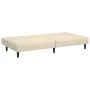 2-Sitzer-Schlafsofa aus Samt cremefarben von , Sofas - Ref: Foro24-375935, Preis: 240,09 €, Rabatt: %