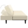 2-Sitzer-Schlafsofa aus Samt cremefarben von , Sofas - Ref: Foro24-375935, Preis: 240,09 €, Rabatt: %