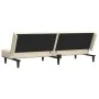 Cream-colored velvet 2-seater sofa bed by , Sofas - Ref: Foro24-375935, Price: 235,94 €, Discount: %