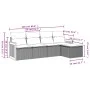 Garden sofa set with 5-piece synthetic rattan beige cushions by , Garden sets - Ref: Foro24-3260001, Price: 328,18 €, Discoun...