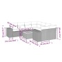 Set mit 9 Gartensofas mit beigen Kissen aus synthetischem Rattan von , Gartensets - Ref: Foro24-3225373, Preis: 534,78 €, Rab...