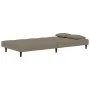 Two-seater sofa bed with two light gray velvet pillows by , Sofas - Ref: Foro24-375807, Price: 247,80 €, Discount: %