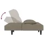 Two-seater sofa bed with two light gray velvet pillows by , Sofas - Ref: Foro24-375807, Price: 247,80 €, Discount: %