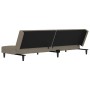 2-Sitzer-Schlafsofa mit zwei hellgrauen Samtkissen von , Sofas - Ref: Foro24-375807, Preis: 252,14 €, Rabatt: %