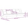 2-Sitzer-Schlafsofa mit zwei hellgrauen Samtkissen von , Sofas - Ref: Foro24-375807, Preis: 252,14 €, Rabatt: %