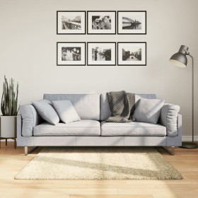 Modern long-haired furry rug PAMPLONA in gold 120x120cm by , Rugs - Ref: Foro24-375343, Price: 34,36 €, Discount: %