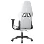 Schwarz-weißer Massage-Gaming-Stuhl aus Kunstleder von , Gaming-Stühle - Ref: Foro24-345432, Preis: 115,91 €, Rabatt: %