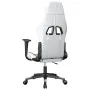 Silla gaming de masaje cuero sintético blanco y negro de , Sillones para videojuegos - Ref: Foro24-345432, Precio: 114,53 €, ...