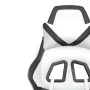 Silla gaming de masaje cuero sintético blanco y negro de , Sillones para videojuegos - Ref: Foro24-345432, Precio: 114,53 €, ...