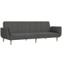 2-seater sofa bed with two pillows in dark gray fabric by , Sofas - Ref: Foro24-375870, Price: 289,49 €, Discount: %