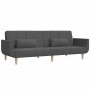 2-seater sofa bed with two pillows in dark gray fabric by , Sofas - Ref: Foro24-375870, Price: 289,49 €, Discount: %