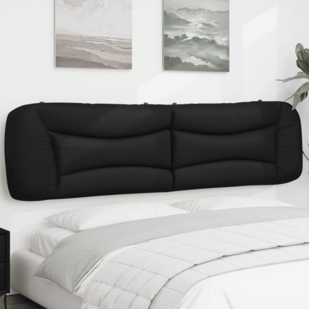 Gepolstertes Bettkopfteil aus schwarzem Kunstleder, 200 cm von , Kopf- und Fußteile - Ref: Foro24-374623, Preis: 103,09 €, Ra...