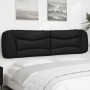 Gepolstertes Bettkopfteil aus schwarzem Kunstleder, 200 cm von , Kopf- und Fußteile - Ref: Foro24-374623, Preis: 103,09 €, Ra...