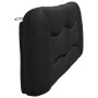 Cabecero de cama acolchado cuero sintético negro 200 cm de , Cabeceros y pies de cama - Ref: Foro24-374623, Precio: 101,64 €,...