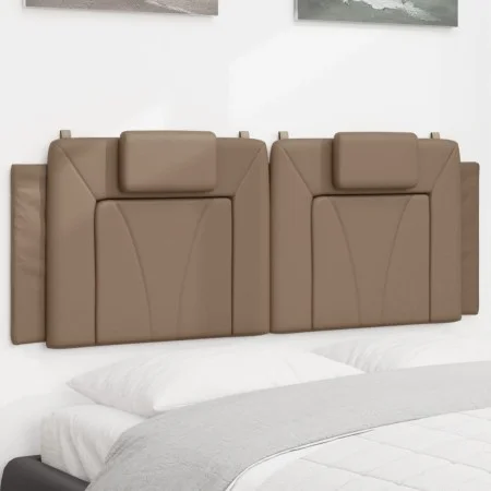 Cabecero de cama acolchado cuero sintético capuchino 120 cm de , Cabeceros y pies de cama - Ref: Foro24-374785, Precio: 45,08...