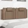 Cabecero de cama acolchado cuero sintético capuchino 120 cm de , Cabeceros y pies de cama - Ref: Foro24-374785, Precio: 45,08...
