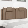 Gepolstertes Bettkopfteil aus Cappuccino-Kunstleder, 120 cm von , Kopf- und Fußteile - Ref: Foro24-374785, Preis: 45,87 €, Ra...
