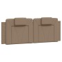 Gepolstertes Bettkopfteil aus Cappuccino-Kunstleder, 120 cm von , Kopf- und Fußteile - Ref: Foro24-374785, Preis: 45,87 €, Ra...