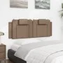 Cappuccino synthetic leather padded bed headboard 120 cm by , Headboards and footboards - Ref: Foro24-374785, Price: 45,87 €,...