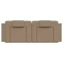 Cabecero de cama acolchado cuero sintético capuchino 120 cm de , Cabeceros y pies de cama - Ref: Foro24-374785, Precio: 45,08...