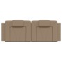 Cabecero de cama acolchado cuero sintético capuchino 120 cm de , Cabeceros y pies de cama - Ref: Foro24-374785, Precio: 41,99 €