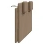 Cabecero de cama acolchado cuero sintético capuchino 120 cm de , Cabeceros y pies de cama - Ref: Foro24-374785, Precio: 45,08...