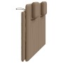 Gepolstertes Bettkopfteil aus Cappuccino-Kunstleder, 120 cm von , Kopf- und Fußteile - Ref: Foro24-374785, Preis: 45,87 €, Ra...