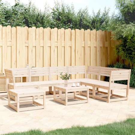 Gartenmöbel-Set 7-teilig aus massivem Kiefernholz von , Gartensets - Ref: Foro24-3216925, Preis: 467,71 €, Rabatt: %