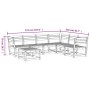 Gartenmöbel-Set 7-teilig aus massivem Kiefernholz von , Gartensets - Ref: Foro24-3216925, Preis: 467,71 €, Rabatt: %