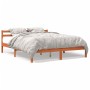 Bettgestell aus massivem, wachsbraunem Kiefernholz, 180 x 200 cm von , Betten und Lattenroste - Ref: Foro24-844148, Preis: 11...