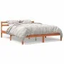 Estructura de cama madera maciza pino marrón cera 180x200 cm de , Camas y somieres - Ref: Foro24-844148, Precio: 112,11 €, De...