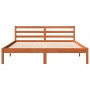 Bettgestell aus massivem, wachsbraunem Kiefernholz, 180 x 200 cm von , Betten und Lattenroste - Ref: Foro24-844148, Preis: 11...