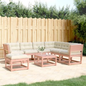 7-piece garden furniture set with Douglas fir wood cushions by , Garden sets - Ref: Foro24-3216933, Price: 745,46 €, Discount: %