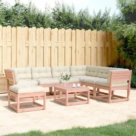 Juego de muebles jardín 7 pzas y cojines madera abeto Douglas de , Conjuntos de jardín - Ref: Foro24-3216933, Precio: 736,36 ...