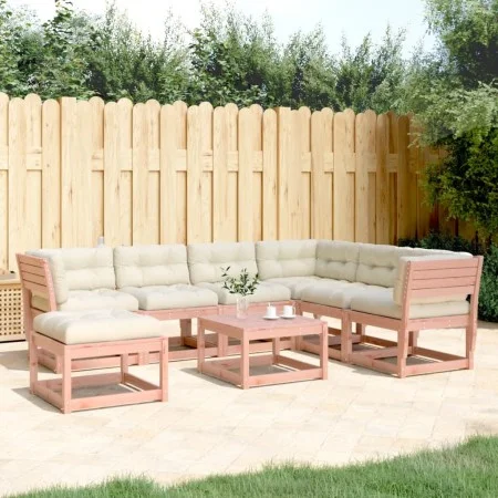 Juego de muebles jardín 7 pzas y cojines madera abeto Douglas de , Conjuntos de jardín - Ref: Foro24-3216933, Precio: 736,36 ...