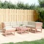 Juego de muebles jardín 7 pzas y cojines madera abeto Douglas de , Conjuntos de jardín - Ref: Foro24-3216933, Precio: 736,36 ...