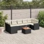 8-piece garden sofa set and black synthetic rattan cushions by , Garden sets - Ref: Foro24-3224033, Price: 484,08 €, Discount: %