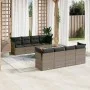 Set de muebles de jardín 9 pzas y cojines ratán sintético gris de , Conjuntos de jardín - Ref: Foro24-3223526, Precio: 523,16...