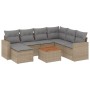 Garden sofa set with beige cushions 8 pcs PE rattan by , Modular outdoor sofas - Ref: Foro24-3224239, Price: 472,20 €, Discou...