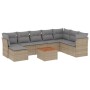 9-piece garden sofa set with beige synthetic rattan cushions by , Garden sets - Ref: Foro24-3223784, Price: 498,08 €, Discoun...
