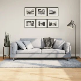 Moderner blauer Teppich mit langem Flor 100x200 cm von , Teppiche - Ref: Foro24-375320, Preis: 34,35 €, Rabatt: %
