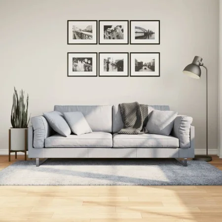 Modern long pile blue rug 100x200 cm by , Rugs - Ref: Foro24-375320, Price: 34,35 €, Discount: %