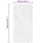 Moderner blauer Teppich mit langem Flor 100x200 cm von , Teppiche - Ref: Foro24-375320, Preis: 34,35 €, Rabatt: %