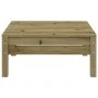 Garden sofa with footrest cushions in impregnated pine wood by , Modular outdoor sofas - Ref: Foro24-838188, Price: 204,68 €,...
