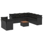 11-piece garden sofa set and black synthetic rattan cushions by , Garden sets - Ref: Foro24-3256041, Price: 673,79 €, Discoun...