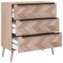 Finori Cajonera Lusk 03A roble Sonoma 80x38,5x87 cm | Foro24.es | Tu tienda online para hogar, jardín y más Foro24.es