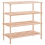 4-story shoe rack in solid fir wood by vidaXL, Shoe racks and shoe organizers - Ref: Foro24-285201, Price: 29,51 €, Discount: %